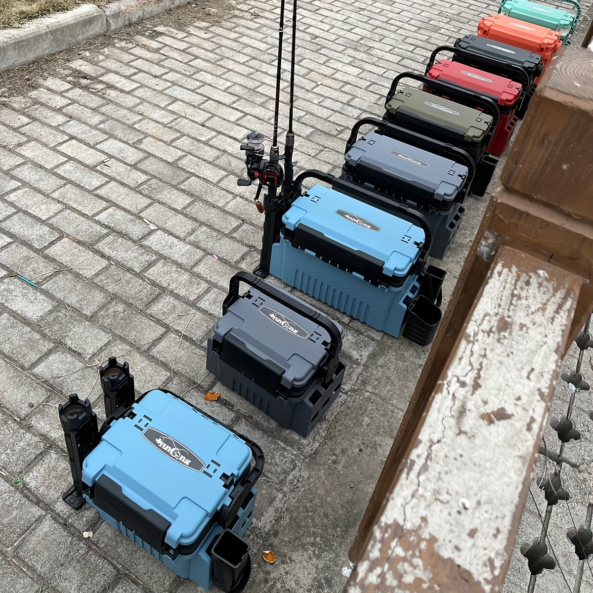Fishing Kayak Crate - Multifunctional bait fishing box, portable fishing
