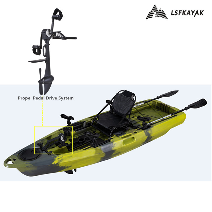 Single Paddler Sport Fishing K - đánh giá và giá Fishing Kayak Pedal Drive