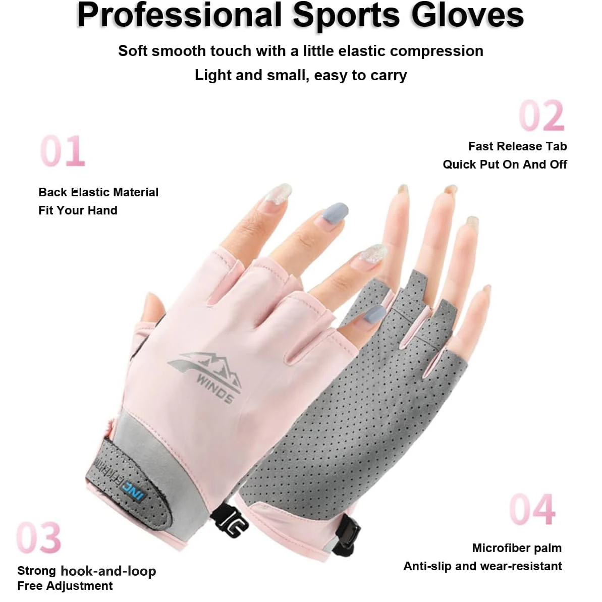 1 Pair Fingerless Driving/Fish - đánh giá và giá Fishing Kayak Paddle