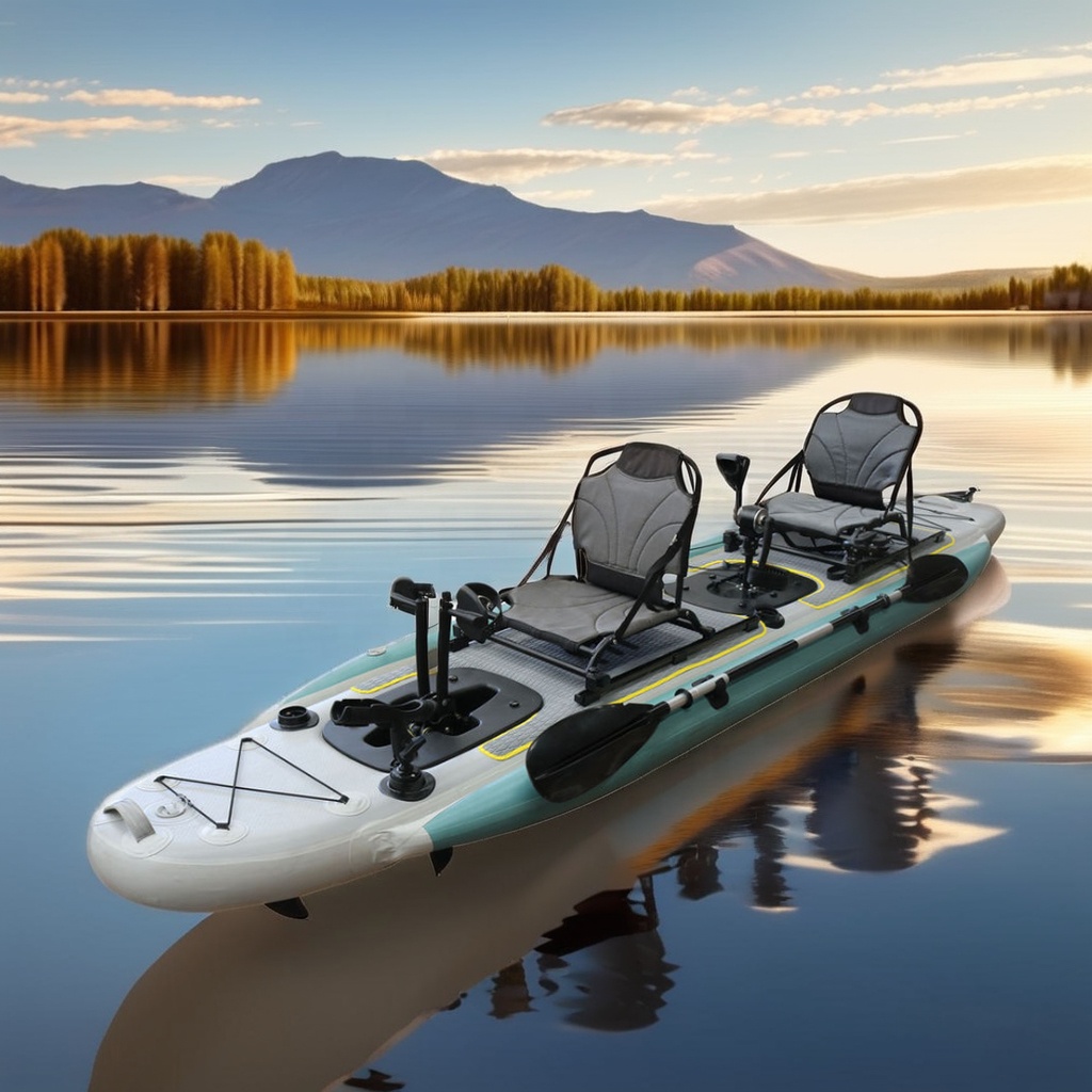 14ft Inflatable Fishing Canoe  - đánh giá và giá Fishing Kayak Seat