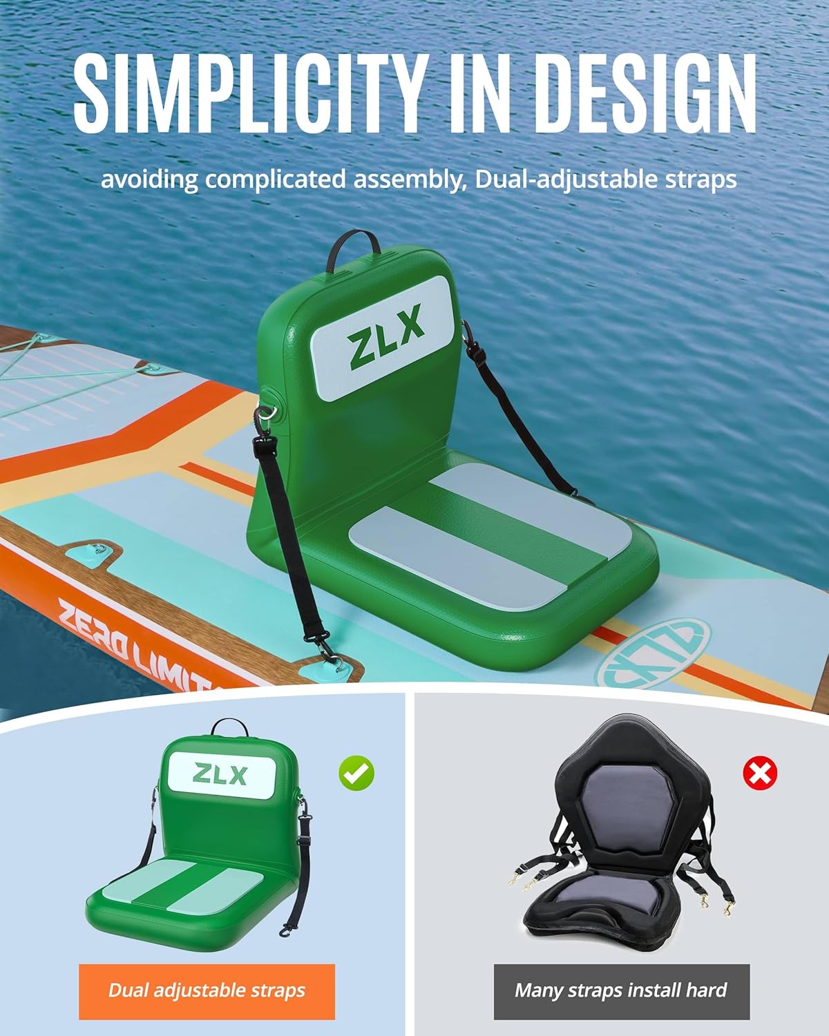 Portable Inflatable Kayak Seat - đánh giá và giá Fishing Kayak Seat