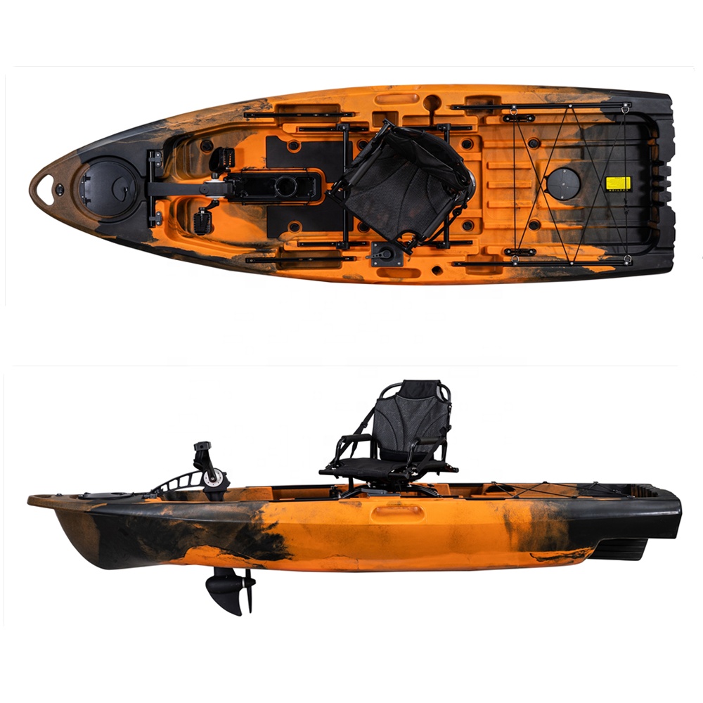LSF Plastic Rowing Fishing Ele - đánh giá và giá Fishing Kayak Pedal Drive