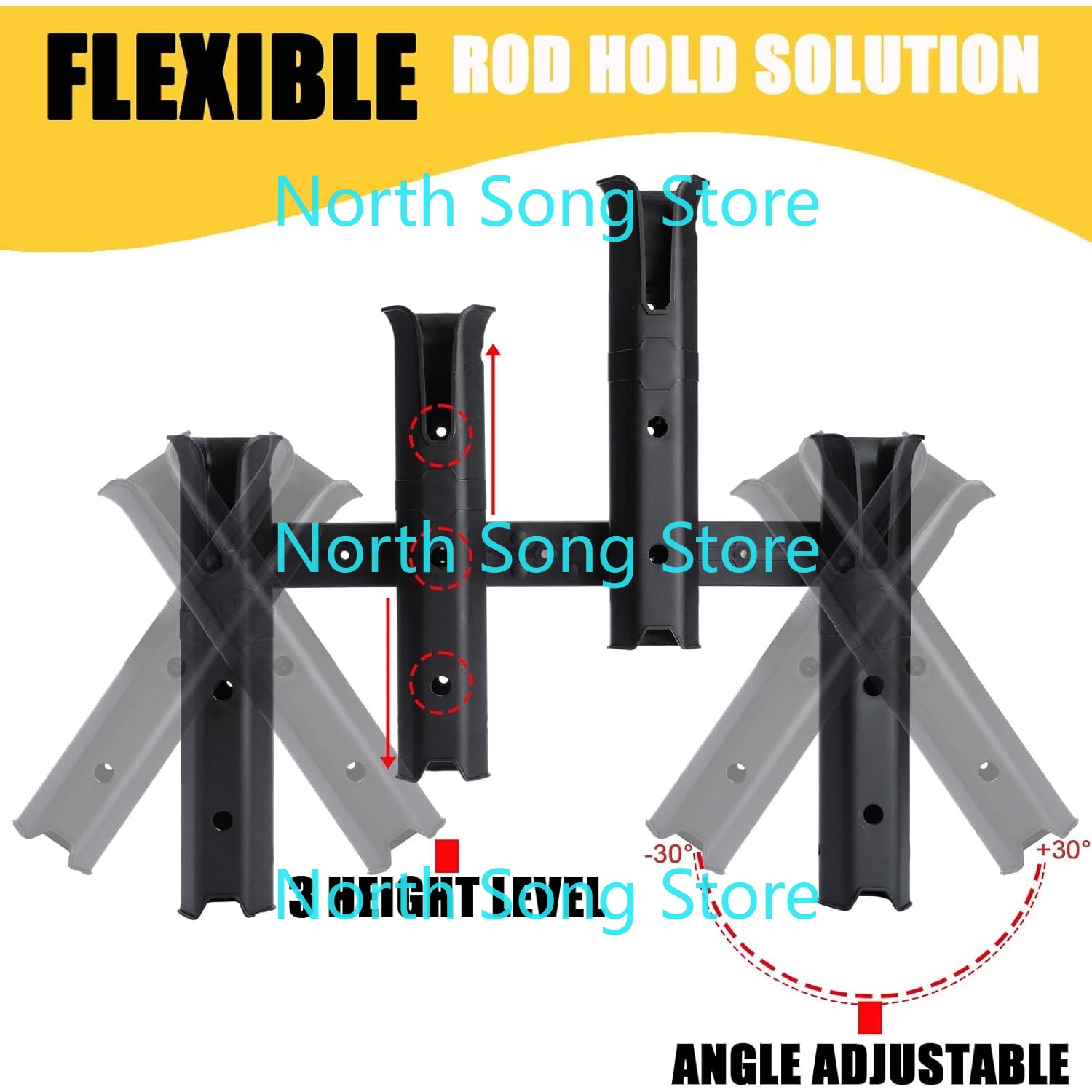 Adjustable Fishing Rod Holders - đánh giá và giá Fishing Kayak Crate