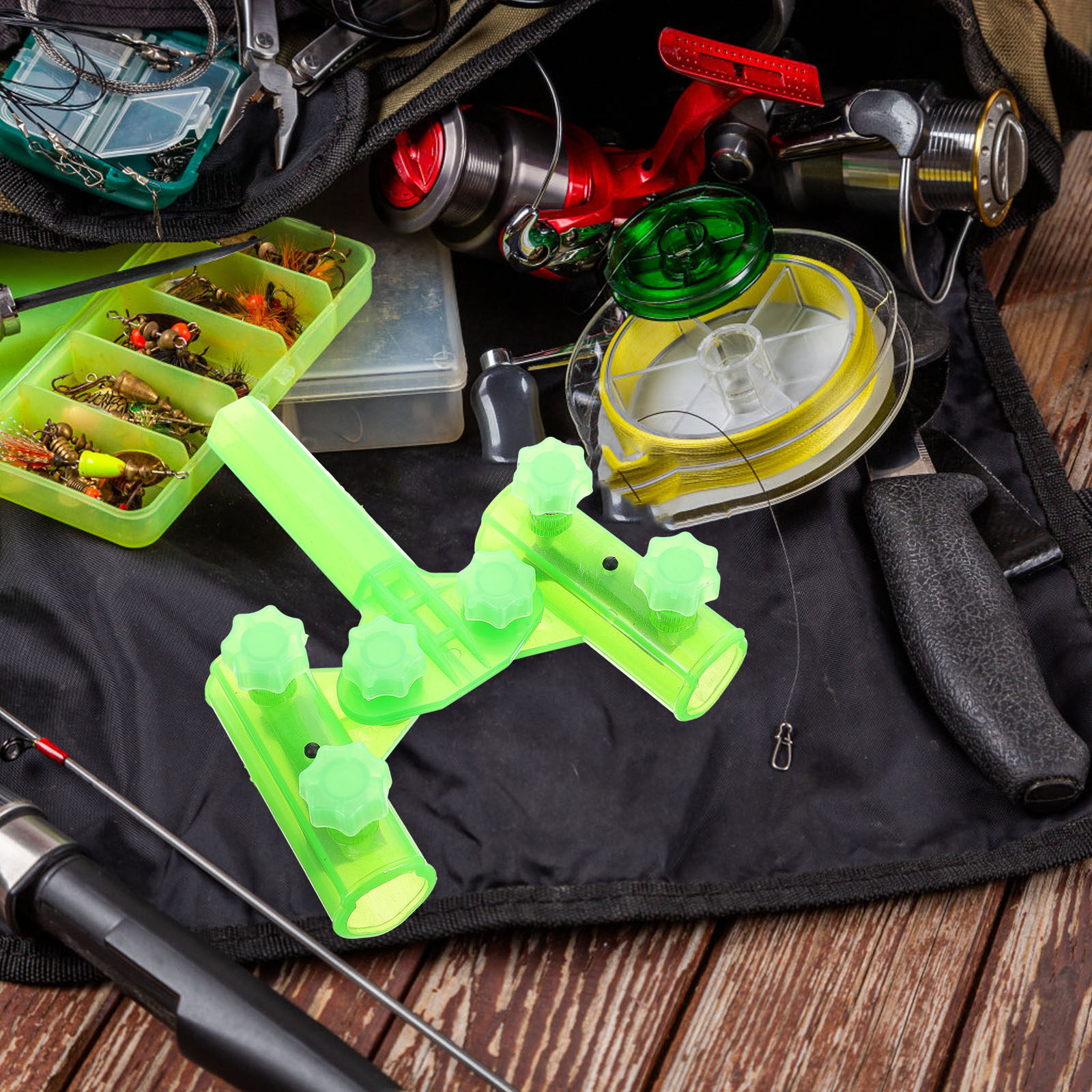 Fishing Rod Holder with Glow i - đánh giá và giá Fishing Kayak Rod Holder