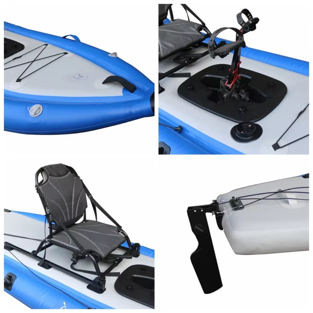 12ft Single Sit-On-Top Inflata - đánh giá và giá Fishing Kayak Sit In