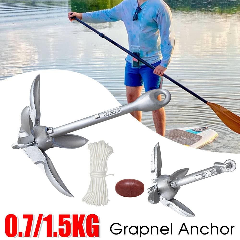 0.7/1.5KG Grapnel Anchor Folda - đánh giá và giá Fishing Kayak Anchor