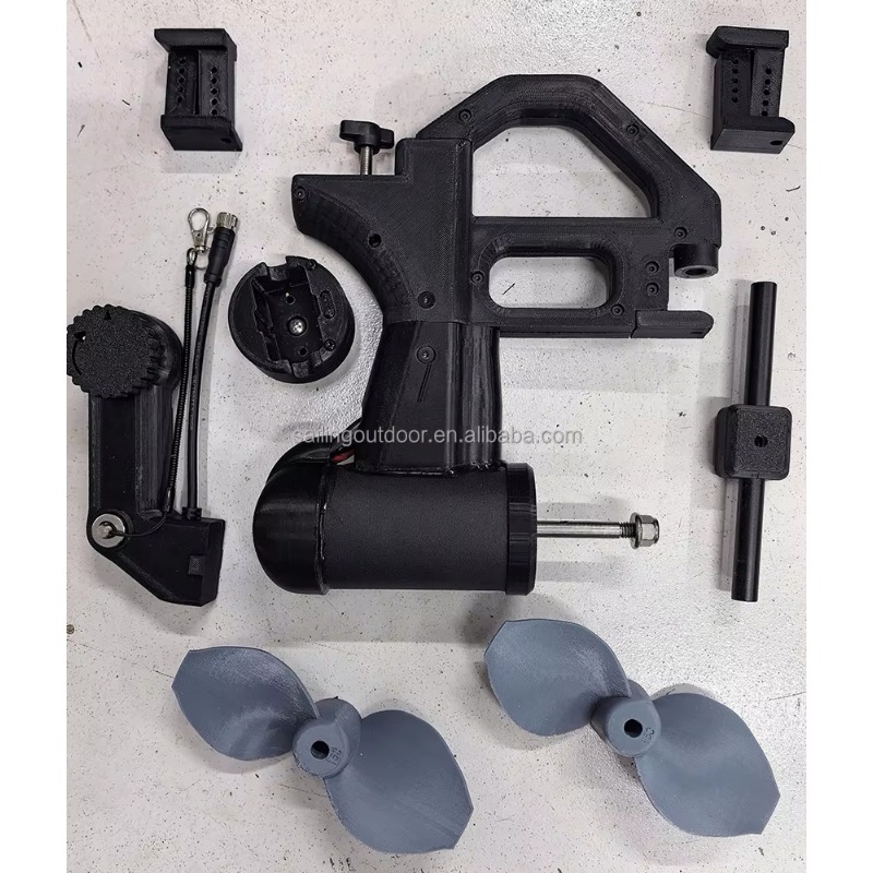 12V 800 Watt Electric Brushles - đánh giá và giá Fishing Kayak Cart