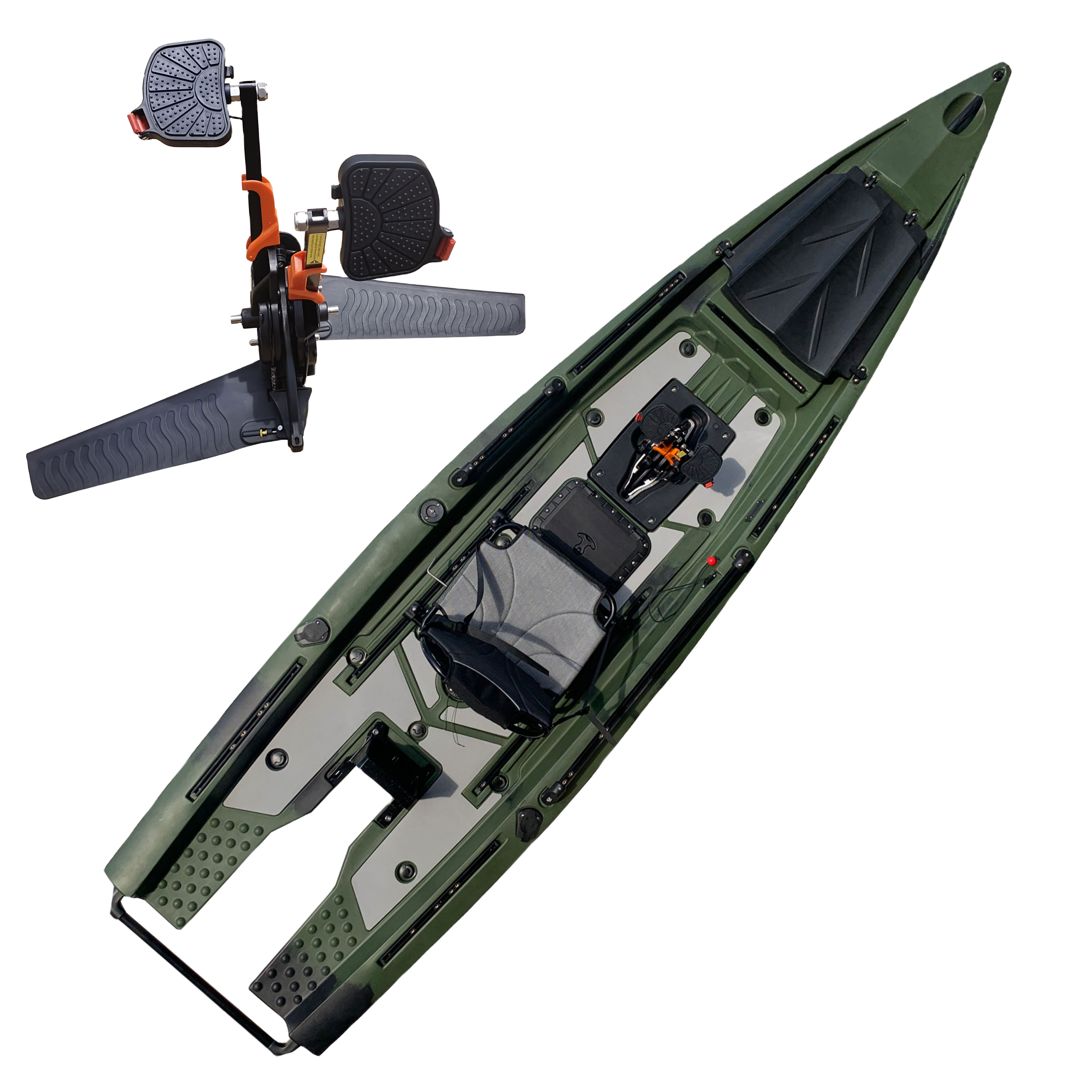 New Develop 4m Single Skiff Bo - đánh giá và giá Fishing Kayak Sit In