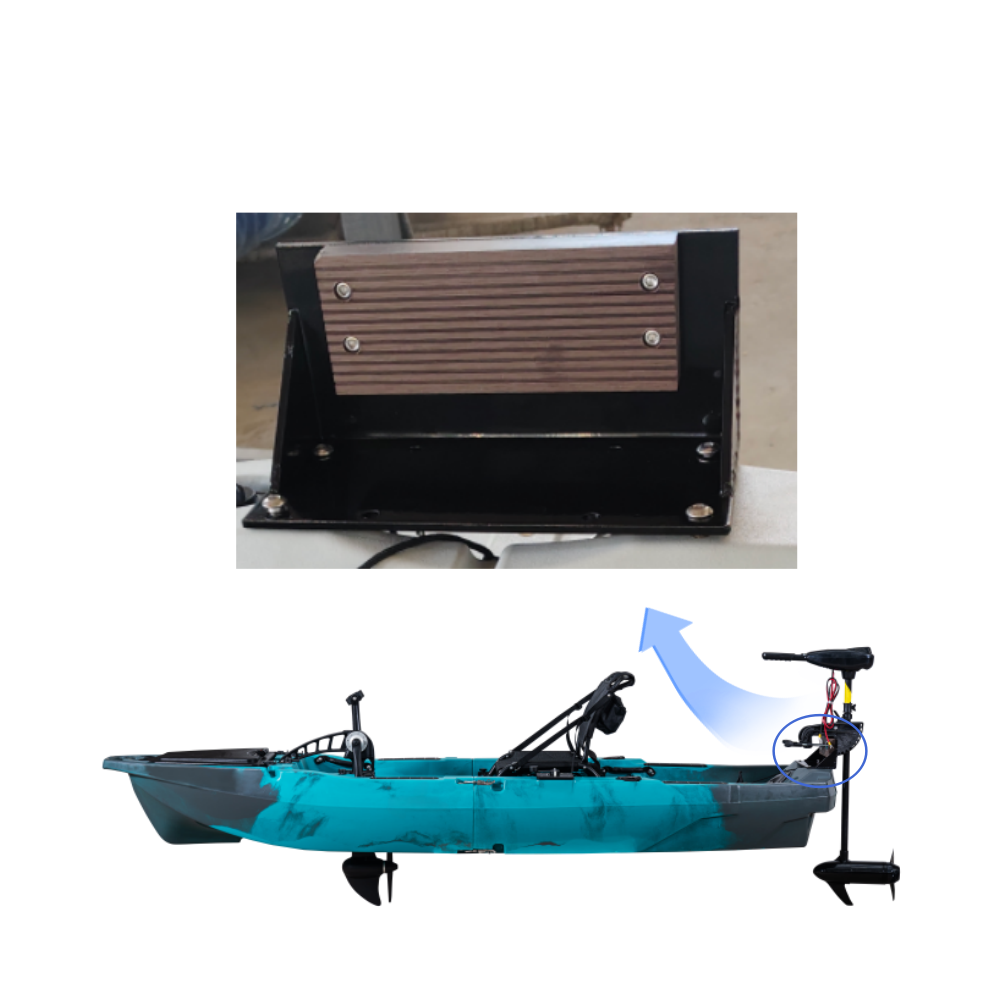Pedal Kayak Fishing Motor Brac - đánh giá và giá Fishing Kayak Cart