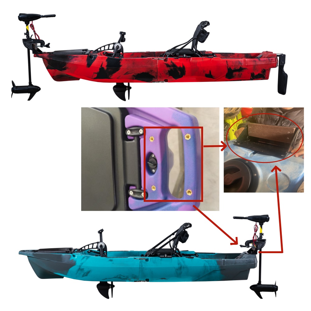 Pedal Kayak Fishing Motor Brac - đánh giá và giá Fishing Kayak Cart